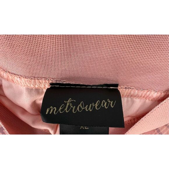 NWT Meteowear Plaid Pink And Purple Skirt With Tule Outer Lining - Picture 3 of 5